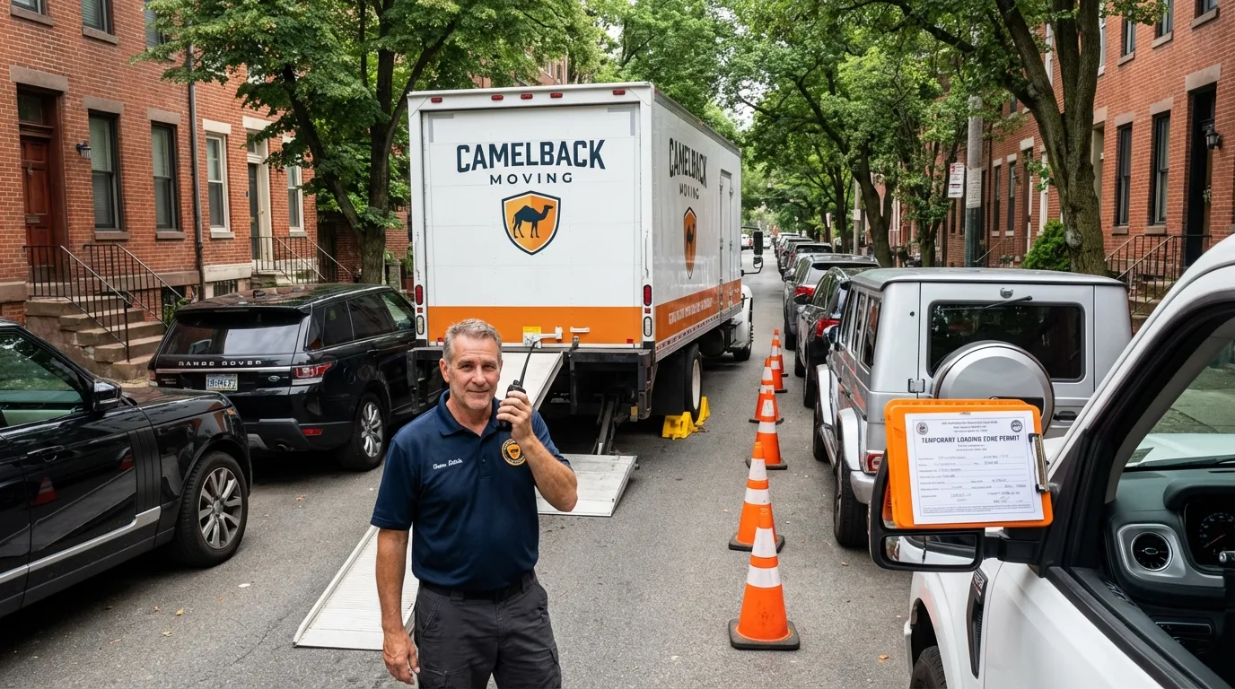 City street loading permit setup in Oak Ridge, NC