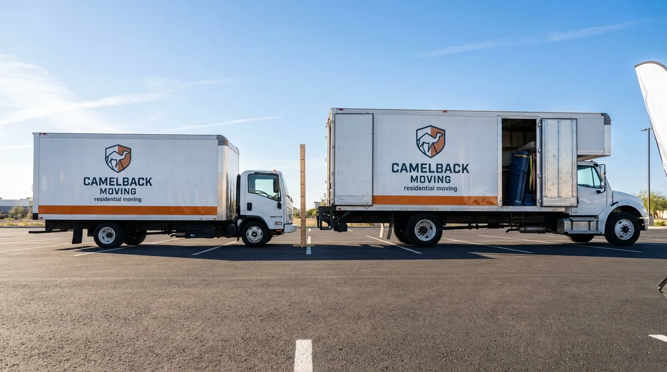 Moving truck size capacity guide in Oak Ridge